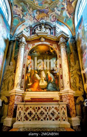 Cappella di San Giuseppe nella cattedrale di San giusto, Trieste Foto Stock