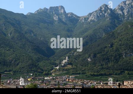 Castello di Avio, Trentino Alto Adige, Italia, Europa Foto Stock