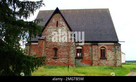 Hattulan pyhän ristin kirkko 1490, Hattula Foto Stock