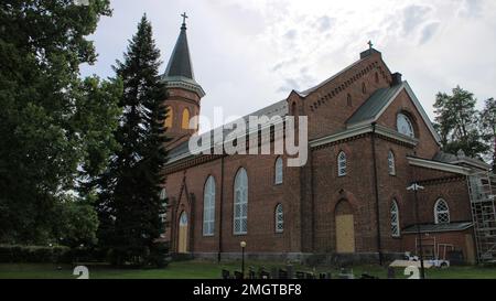 Hattulan usi kirkko, E. B. Lohrmann 1857, Hattula Foto Stock