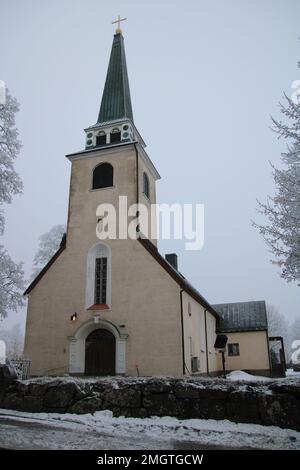 Degerbyn kirkko, Bertel Liljequist 1932, Inkoo Foto Stock