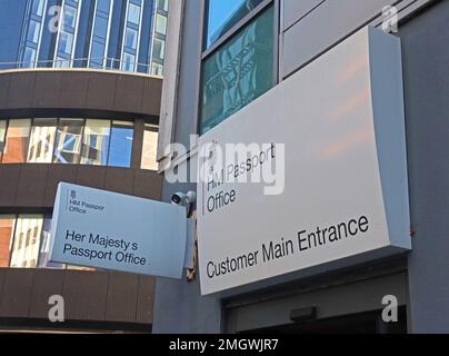 101 Old Hall St Liverpool Passport Office, Llverpool City, centro, Merseyside, Inghilterra, REGNO UNITO, L3 9BP Foto Stock