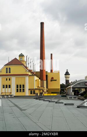 Pilsner Urquell Brewery e museo, Plzen, Repubblica Ceca Foto Stock