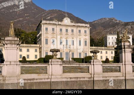 La barocca Villa sola Cabiati 'la quiete' a Tremezzo, Lago di Como, Lombardia, Italia Foto Stock