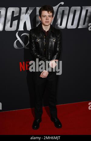 26th gennaio 2023, Londra, Regno Unito. Paddy Holland arriva ad uno schermo speciale della serie Netflix Lockwood & Co, The Courthouse Hotel, Londra. Credit: Doug Peters/EMPICS/Alamy Live News Foto Stock