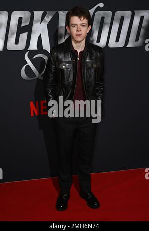 26th gennaio 2023, Londra, Regno Unito. Paddy Holland arriva ad uno schermo speciale della serie Netflix Lockwood & Co, The Courthouse Hotel, Londra. Credit: Doug Peters/EMPICS/Alamy Live News Foto Stock