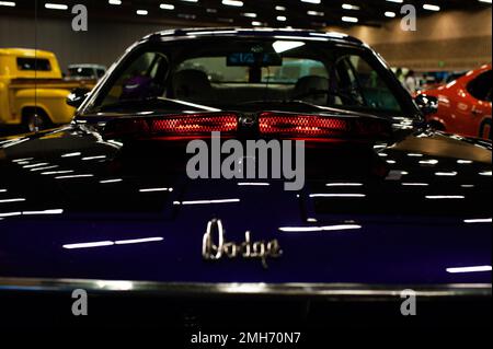 A Dodge Demon durante il MCM Car Show a Bogotà, Colombia, il più grande auto show in america latina, il 20 gennaio 2022. Foto Stock