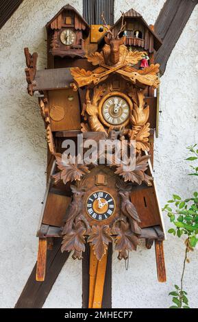 Orologio unico in Germania Triberg Foto Stock