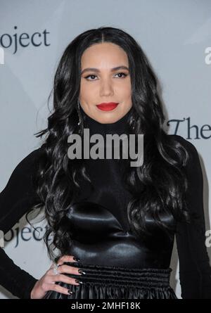 Los Angeles, California. 26th Jan, 2023. Jurnee Smollett agli arrivi per il progetto 1619 Premiere, Academy Museum of Motion Pictures, Los Angeles, CA 26 gennaio 2023. Credit: Elizabeth Goodenough/Everett Collection/Alamy Live News Foto Stock