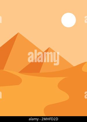 Sfondo piatto per il tuo progetto Illustrazione Vettoriale