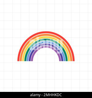 Rainbow LGBTQ sfondo vettore orgoglio Illustrazione Vettoriale