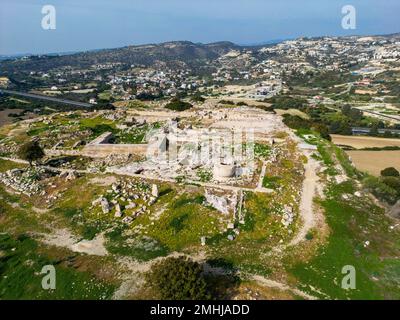 Amathous è uno dei più importanti regni di Cipro dove, secondo la mitologia, l'eroe greco Theseus lasciò l'Ariadne incinta come un Foto Stock