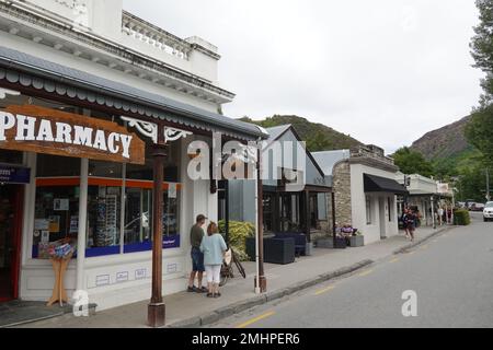 Arrowtown una storica città mineraria, isola meridionale della Nuova Zelanda Foto Stock