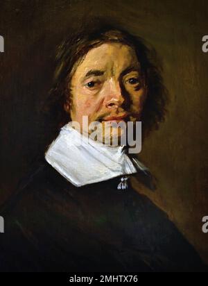 Ritratto di un uomo,1660, Frans Hals, 1582/1666, Anversa, Haarlem, Olandese, Paesi Bassi, Belgio, Foto Stock