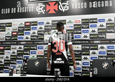 Rio de Janeiro, Brasile. 27th Jan, 2023. RJ - Rio de Janeiro - 01/27/2023 - VASCO, PRESENTAZIONE ROBSON - Presentazione Robson Photo: Thiago Ribeiro/AGIF/Sipa USA Credit: Sipa USA/Alamy Live News Foto Stock