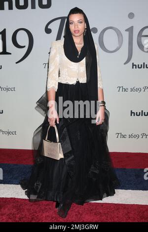 26 gennaio 2023, Los Angeles, California, USA: Blair Imani al 1619 Project Premiere Screening al Motion Picture Academy Museum il 26 gennaio 2023 a Los Angeles, CA (Credit Image: © Kay Blake/ZUMA Press Wire) SOLO PER USO EDITORIALE! Non per USO commerciale! Foto Stock