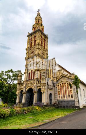 Saint-Benoit, Isola di Reunion - Chiesa di Sainte-Anne Foto Stock