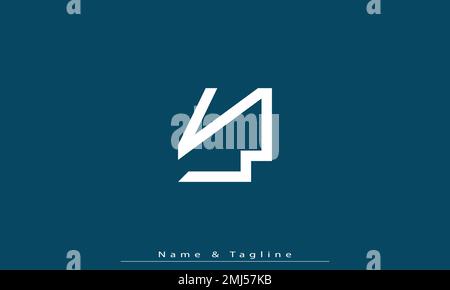 Lettere alfabetiche iniziali logo monogramma VW , WV Illustrazione Vettoriale