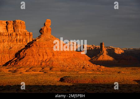 Valley of the Gods, Bears Ears National Monument, Utah. Foto Stock