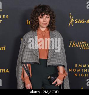 Jen Tullock partecipa alla serata Emmy Nominees di Hollywood Reporter e SAG-AFTRA. Foto: Michael Mattes/michaelmattes.co Foto Stock