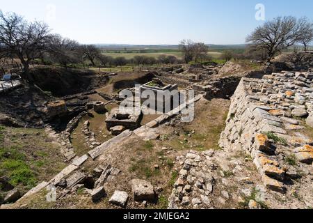 I siti archeologici di Troia Foto Stock