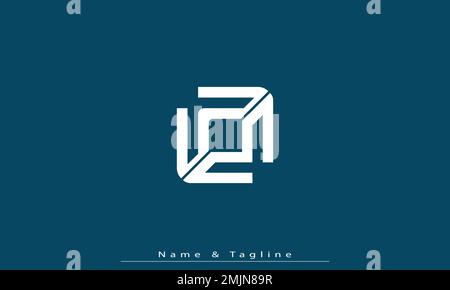 Lettere alfabetiche iniziali logo monogramma WM , MW Illustrazione Vettoriale