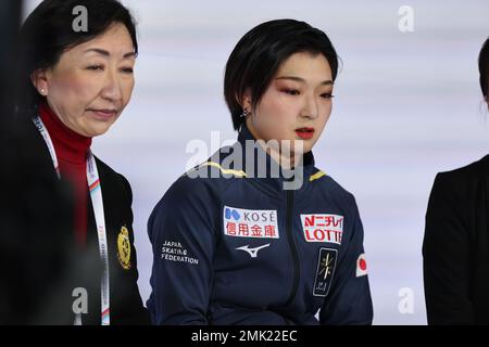 Torino, Italia. 10th Dec, 2022. Kaori Sakamoto del Giappone visto durante il Gran Premio di Figura della ISU finale di Pattinaggio Torino 2022 a Palavela. (Foto di Fabrizio Carabelli/SOPA Images/Sipa USA) Credit: Sipa USA/Alamy Live News Foto Stock