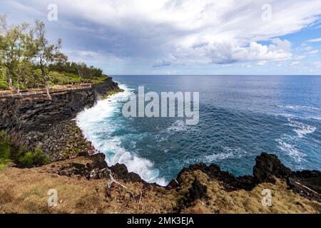 Saint-Philippe, Isola di Reunion - Capo Mechant Foto Stock