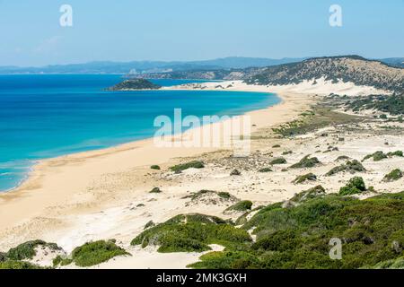 Golden Sands Beach sulla penisola di Karpaz Foto Stock