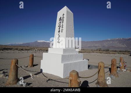 Manzanar War Relocation Center Foto Stock