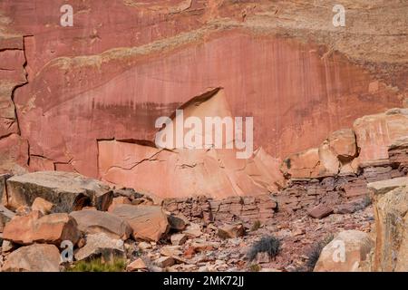 Il Capitol Reef National Park è uno dei 5 parchi nazionali dello Utah, USA. Foto Stock