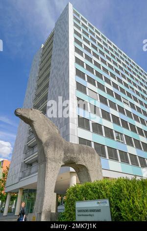 Ufficio federale di statistica, Gustav-Stresemann-Ring, Wiesbaden, Assia, Germania Foto Stock