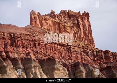 Il Capitol Reef National Park è uno dei 5 parchi nazionali dello Utah, USA. Foto Stock