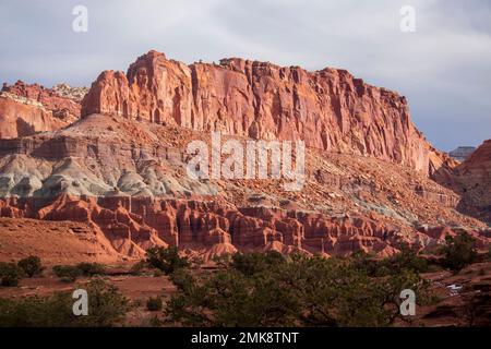 Il Capitol Reef National Park è uno dei 5 parchi nazionali dello Utah, USA. Foto Stock