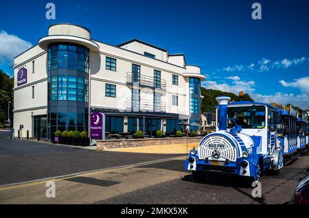 Exmouth Seafront nel Devon. Foto Stock