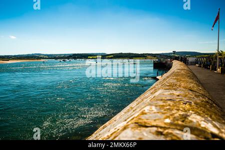 Exmouth Seafront nel Devon. Foto Stock