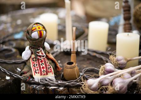 Bambola tradizionale Ucraina di Motanka Foto Stock