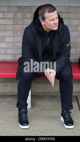 Mark Cooper manager di Yeovil Town durante la partita della National League tra Dagenham e Redbridge contro Yeovil Town a Victoria Road, Dagenham su 28th Foto Stock