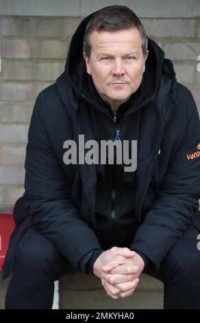 Mark Cooper manager di Yeovil Town durante la partita della National League tra Dagenham e Redbridge contro Yeovil Town a Victoria Road, Dagenham su 28th Foto Stock