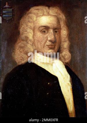 Ritratto di William Kidd (c1645-1701) conosciuto anche come capitano William Kidd o semplicemente capitano Kidd. Privato scozzese e pirata. Fu processato e giustiziato a Londra nel 1701 per omicidio e pirateria. Foto Stock