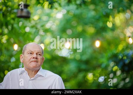 Buenos Aires, Argentina. 29th Jan, 2023. Il Cancelliere tedesco OLAF Scholz questa mattina in Argentina. Credit: Kay Nietfeld/dpa/Alamy Live News Foto Stock