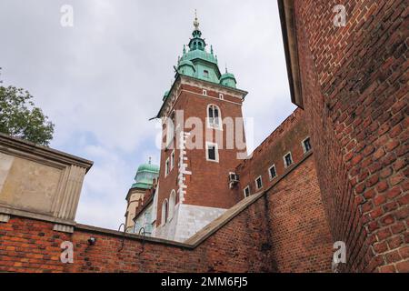 Sigismund Torre della cattedrale nel Castello reale di Wawel nella città di Cracovia, Voivodato della Polonia minore Foto Stock