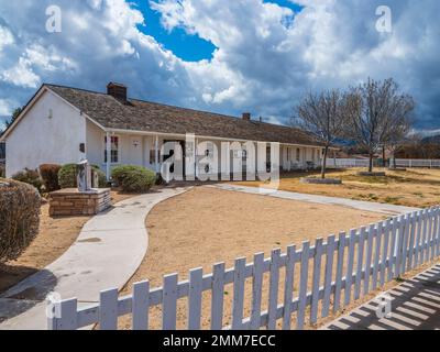 Fort Verde state Historic Park, Camp Verde, Arizona. Foto Stock