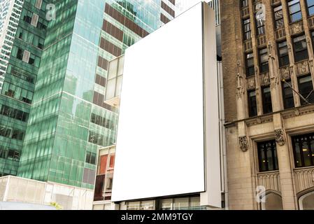 simulate l'edificio cittadino a cartellone. Risoluzione e foto di alta qualità Foto Stock