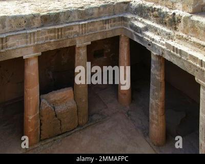 Tomba dei Re, Sito Patrimonio Mondiale dell'UNESCO. Paphos, Cipro. Foto Stock