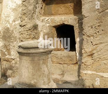 Tomba dei Re, Sito Patrimonio Mondiale dell'UNESCO. Paphos, Cipro. Foto Stock