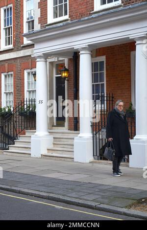 Tufton Street. SW1 55 Tufton Street. Think tank ad ala destra Foto Stock