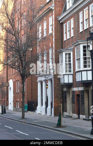 Tufton Street. SW1 55 Tufton Street. Think tank ad ala destra Foto Stock