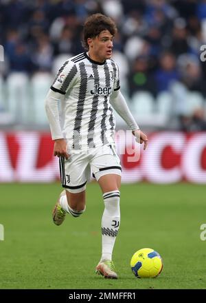 Torino, 27th novembre 2022. Mattia Compagnon della Juventus durante la partita di Serie C allo Stadio Allianz di Torino. L'immagine di credito dovrebbe essere: Jonathan Moskrop / Sportimage Foto Stock