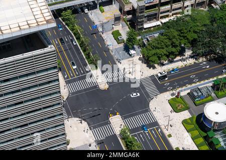 Si affaccia sulla città di shenzhen Foto Stock